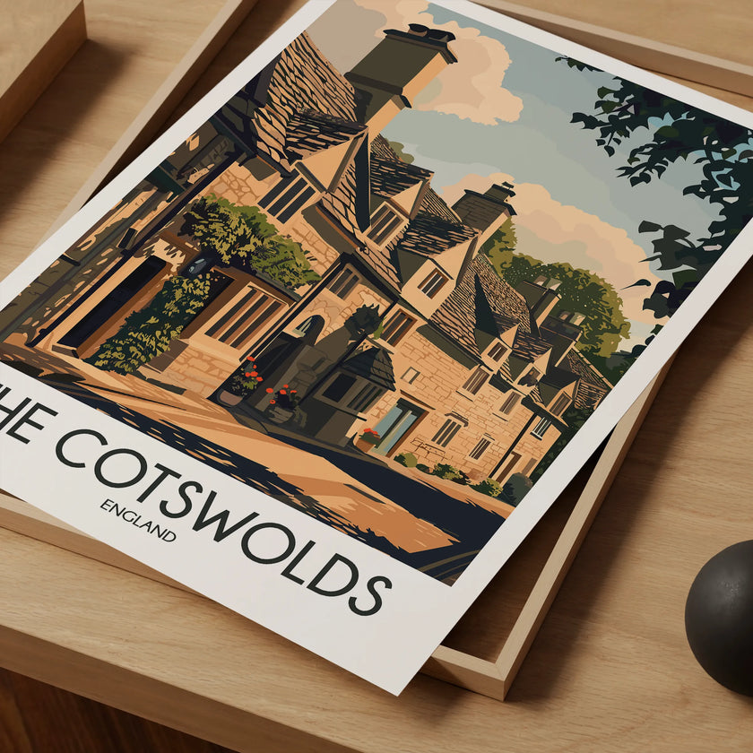 Cotswolds Souvenir Poster Print