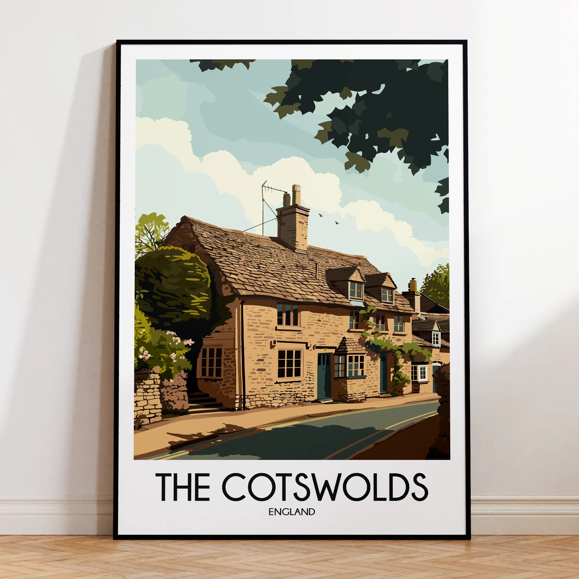 Cotswolds Souvenir Poster Print