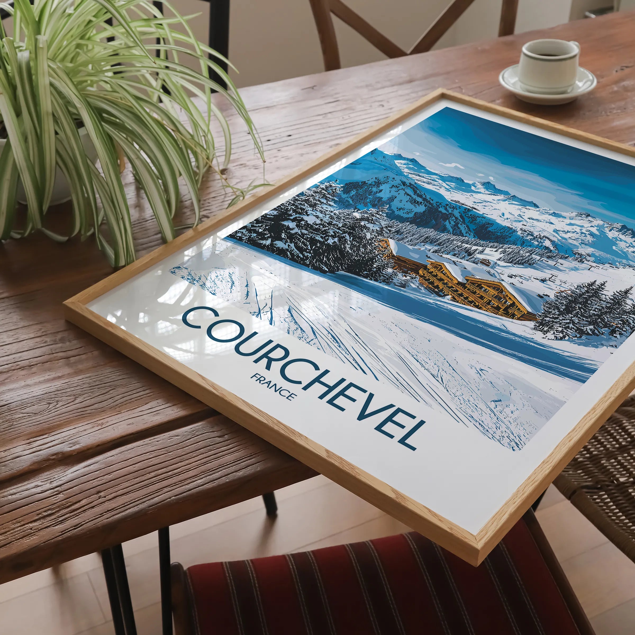 Courchevel Destination Art Gift