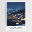 Courchevel Destination Art Gift