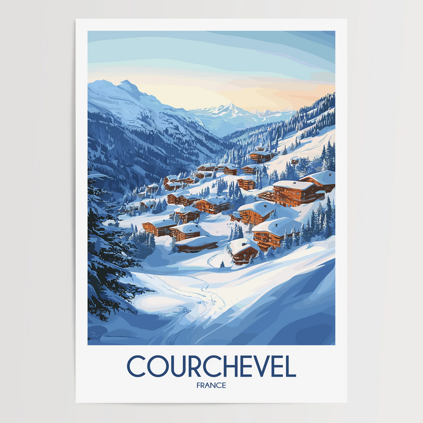 Courchevel Gallery Quality Print