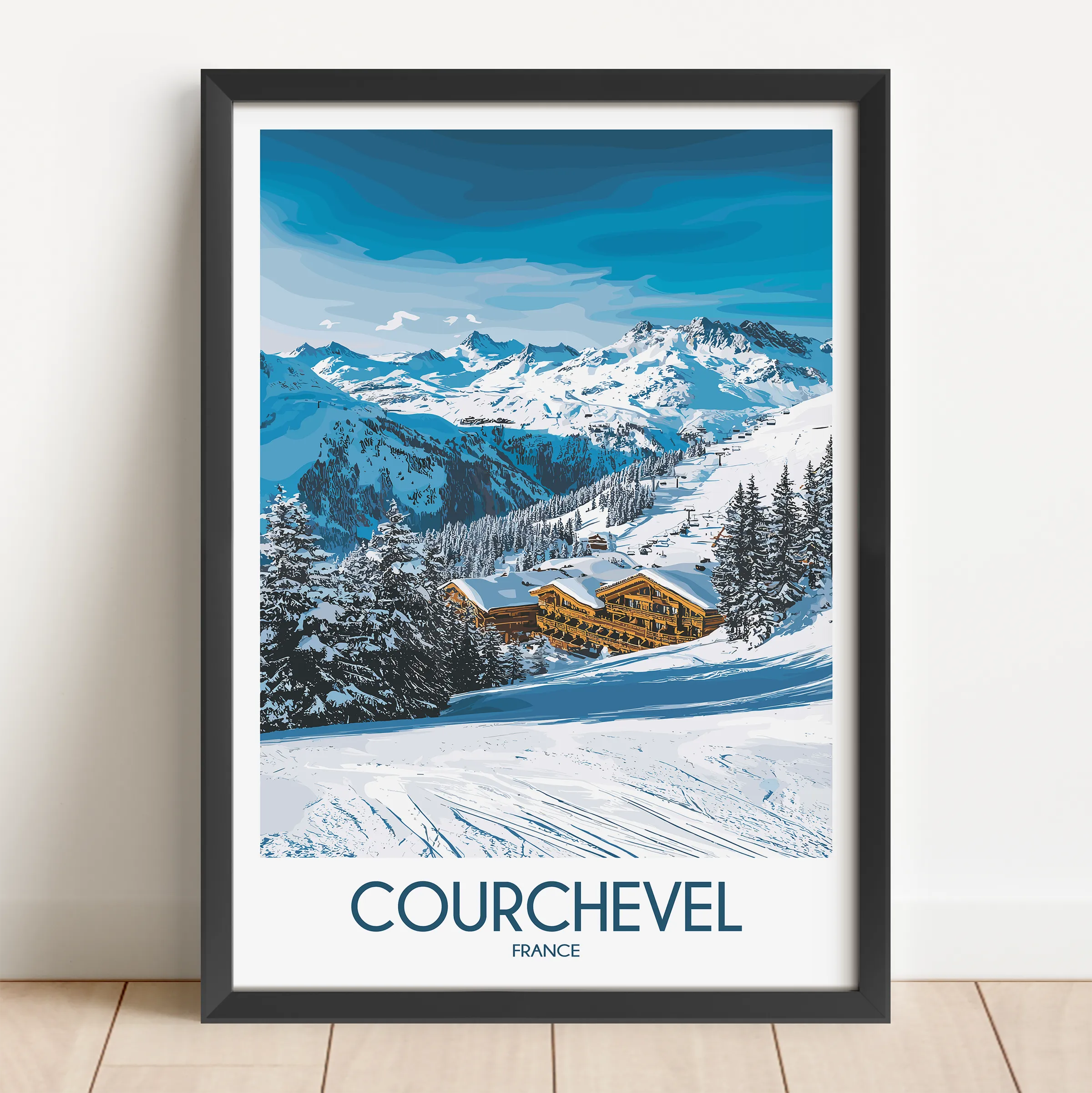 Courchevel Gallery Quality Print