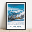 Courchevel Gallery Quality Print