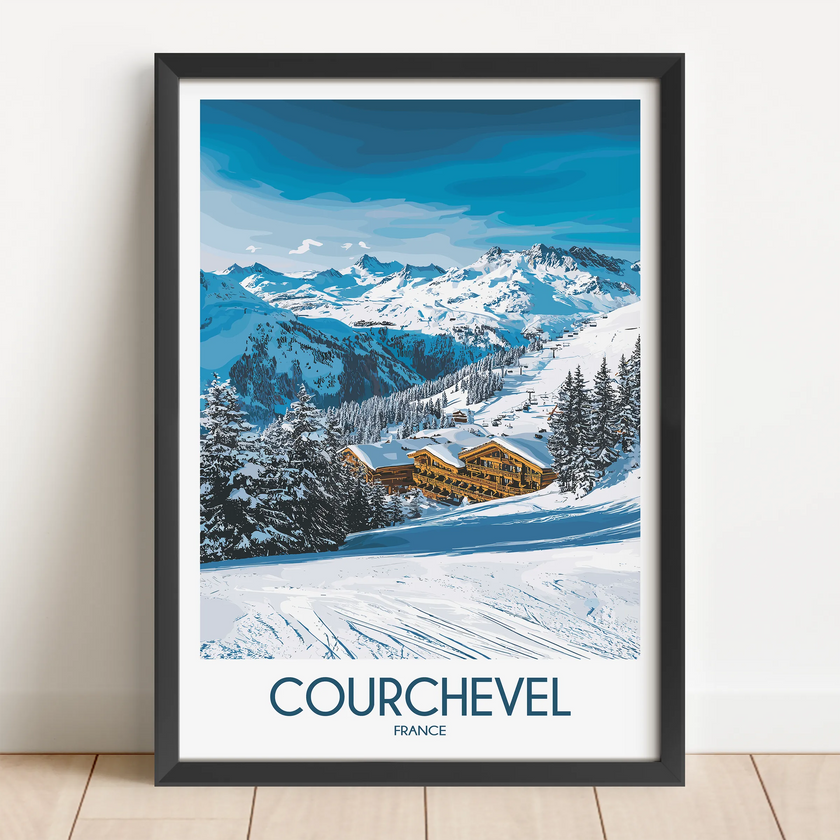 Courchevel Gallery Quality Print