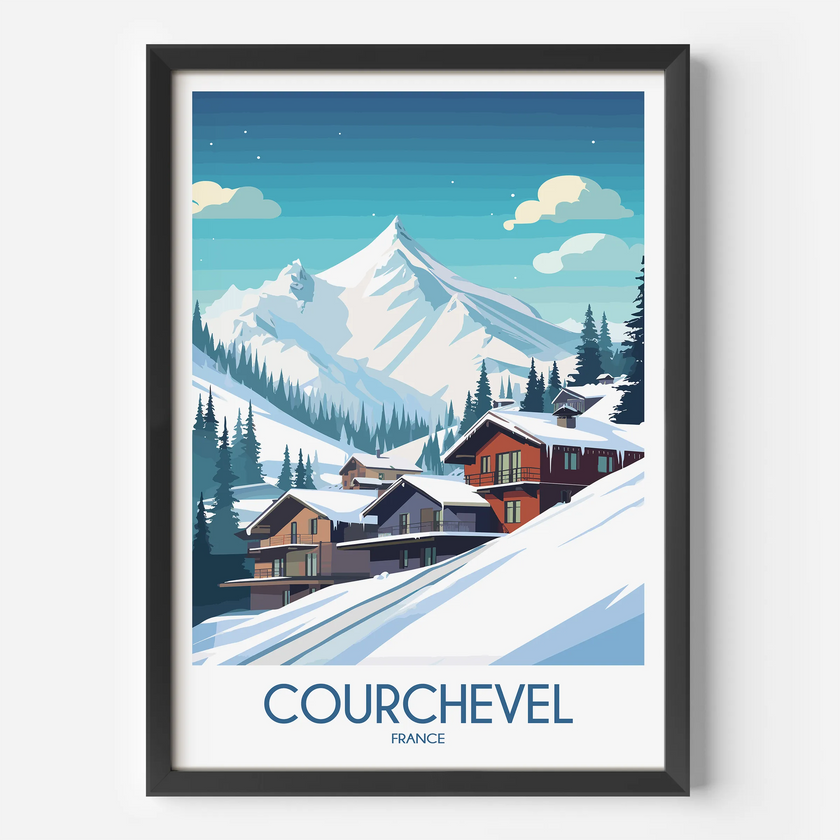 Courchevel Gallery Quality Print