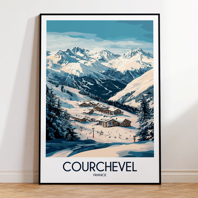 Courchevel Gallery Quality Print