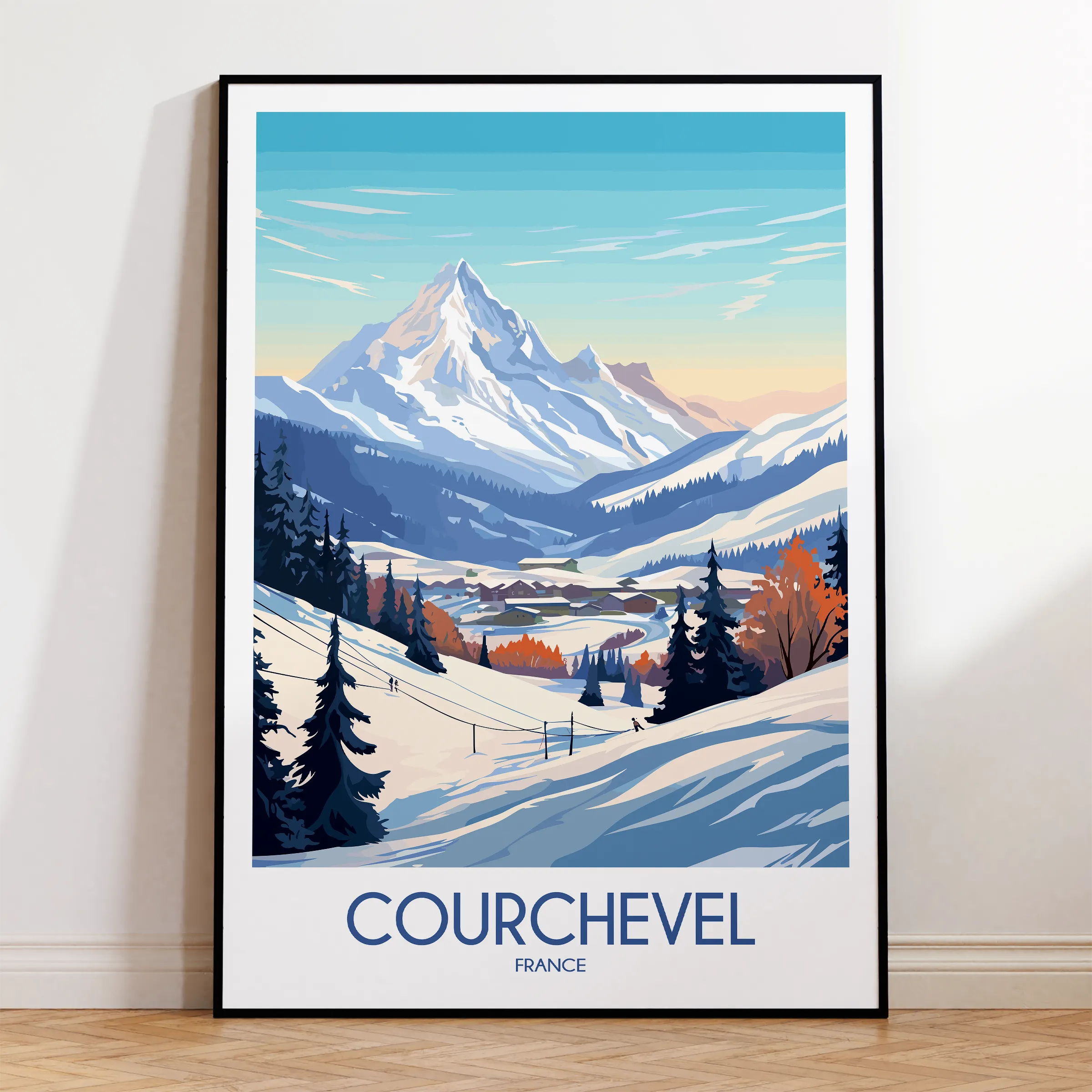 Courchevel Gallery Quality Print