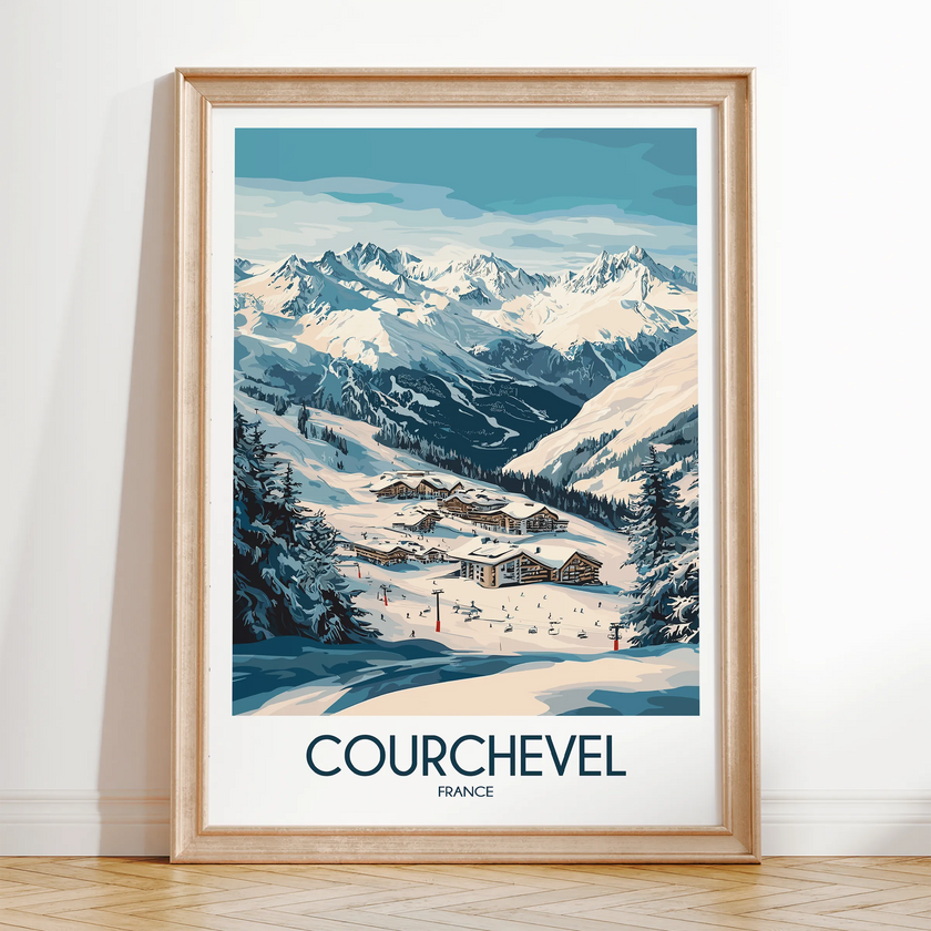 Courchevel Minimalist Wall Art