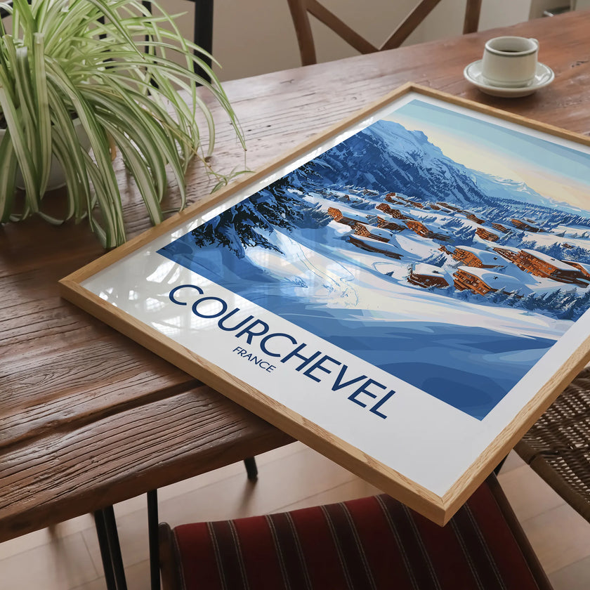 Courchevel Minimalist Wall Art
