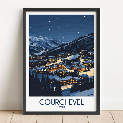 Courchevel Minimalist Wall Art