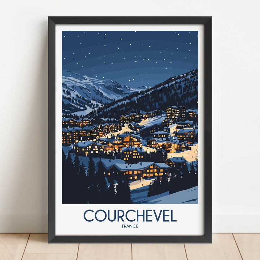 Courchevel Minimalist Wall Art