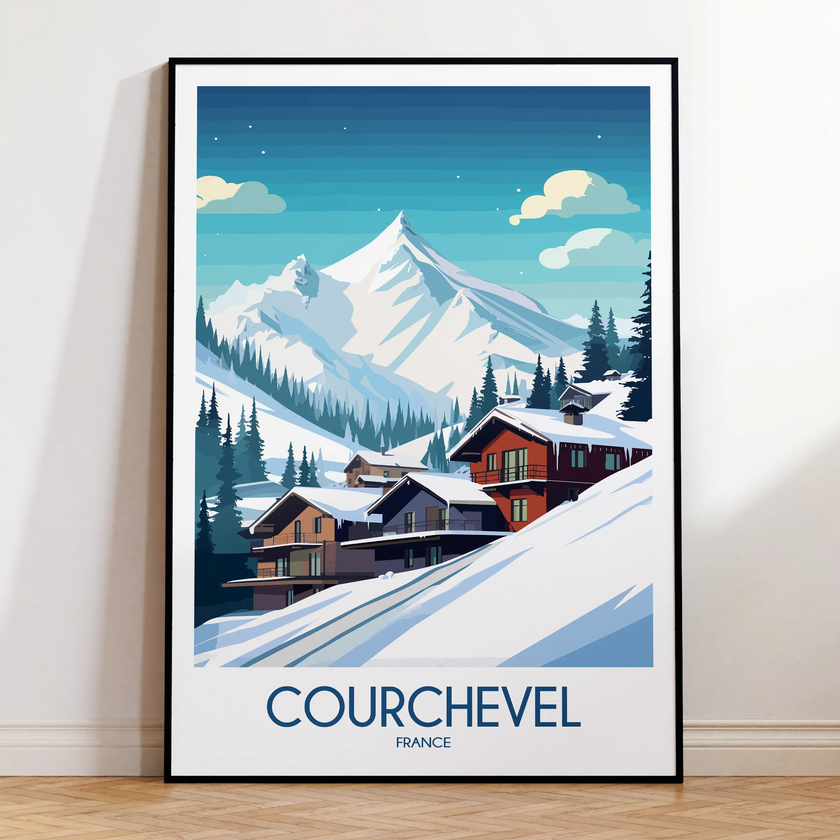 Courchevel Minimalist Wall Art