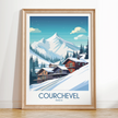 Courchevel Scenic Landscape Art