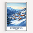 Courchevel Scenic Landscape Art