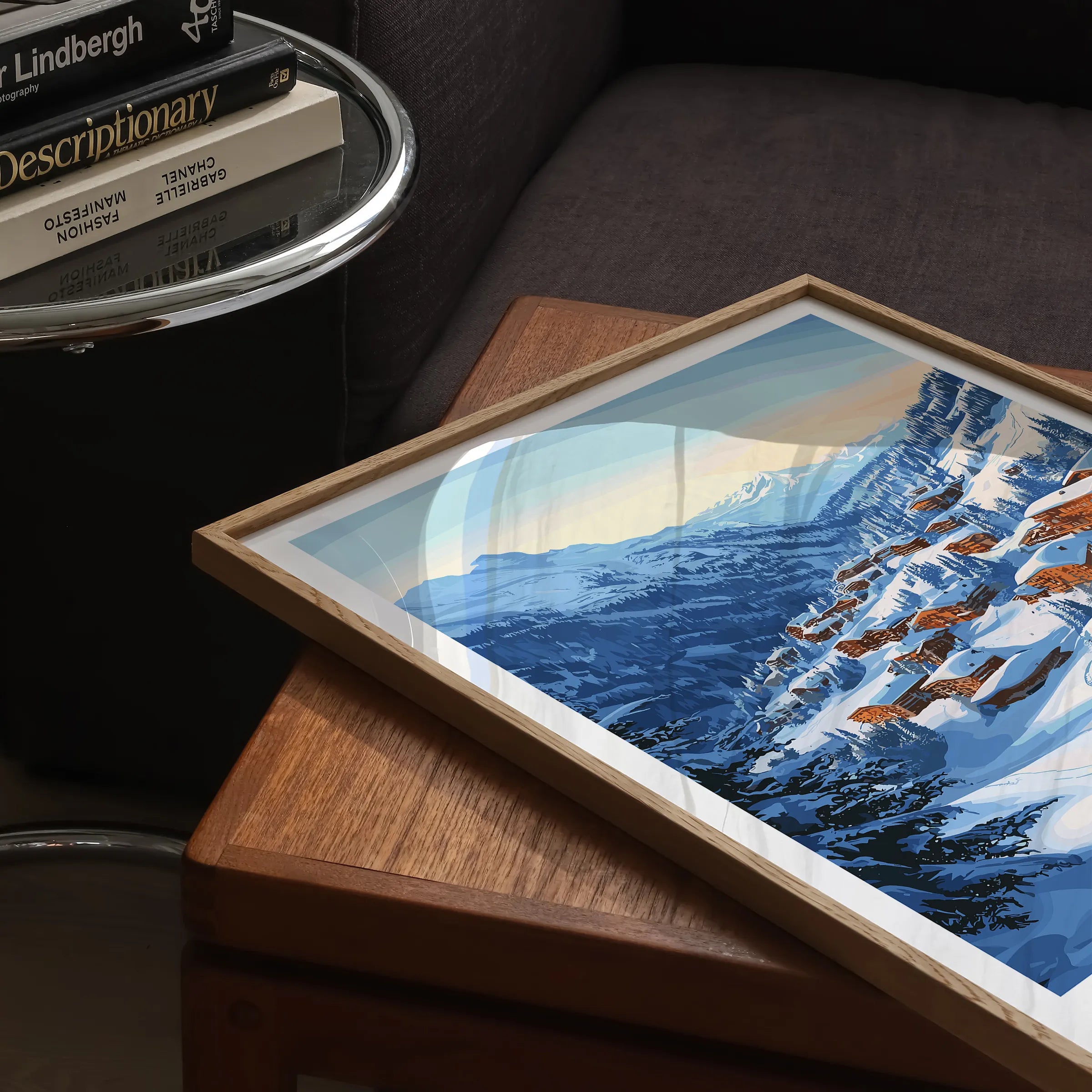 Courchevel Souvenir Poster Print