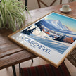 Courchevel Souvenir Poster Print