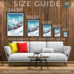 Courchevel Souvenir Poster Print