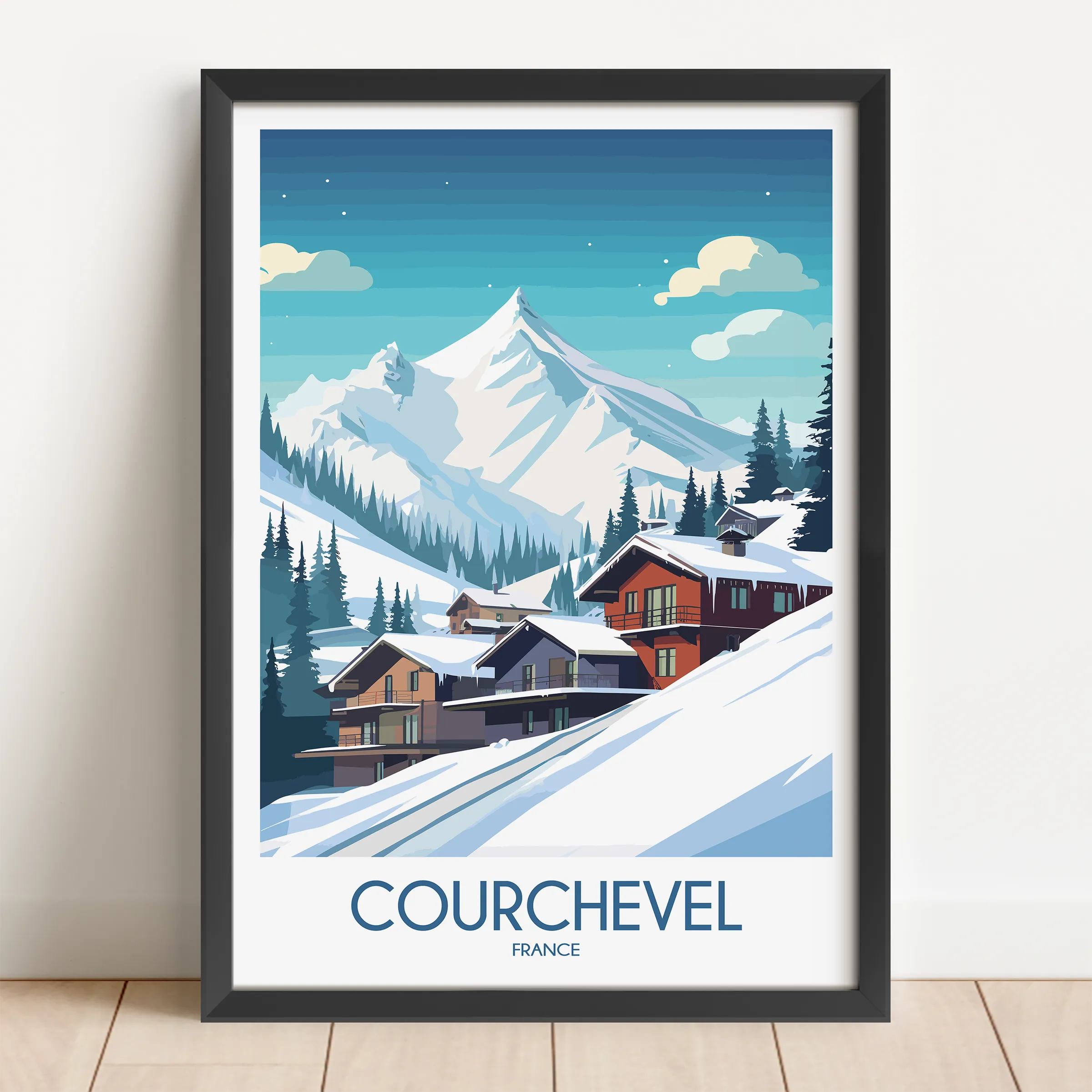 Courchevel Travel Memory Gift