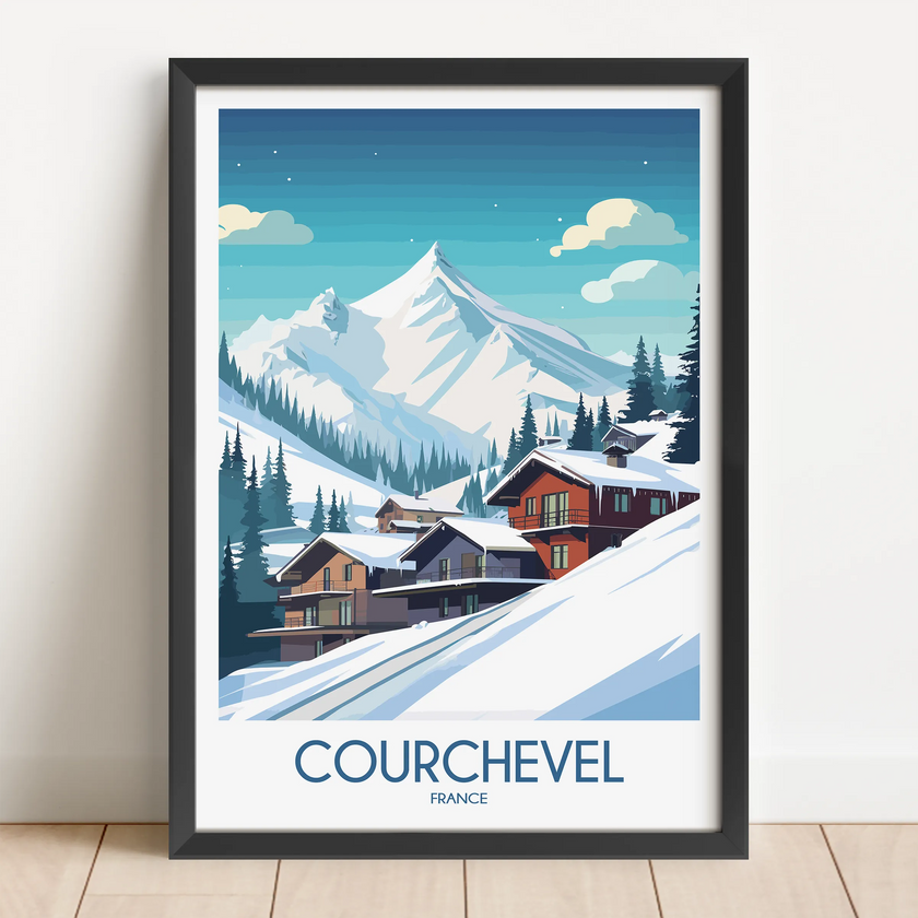 Courchevel Travel Memory Gift