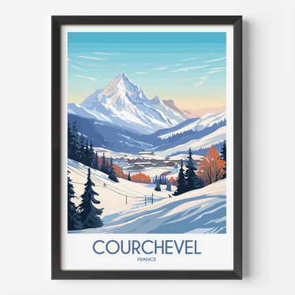 Courchevel Travel Memory Gift