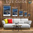 Courchevel Vintage Style Print