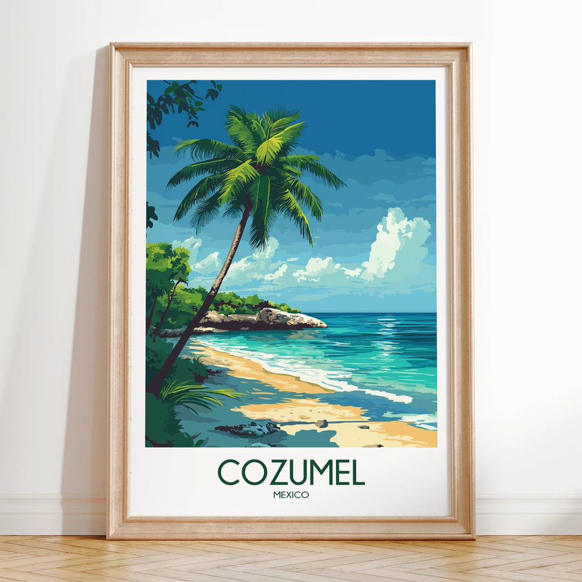 Cozumel Minimalist Wall Art