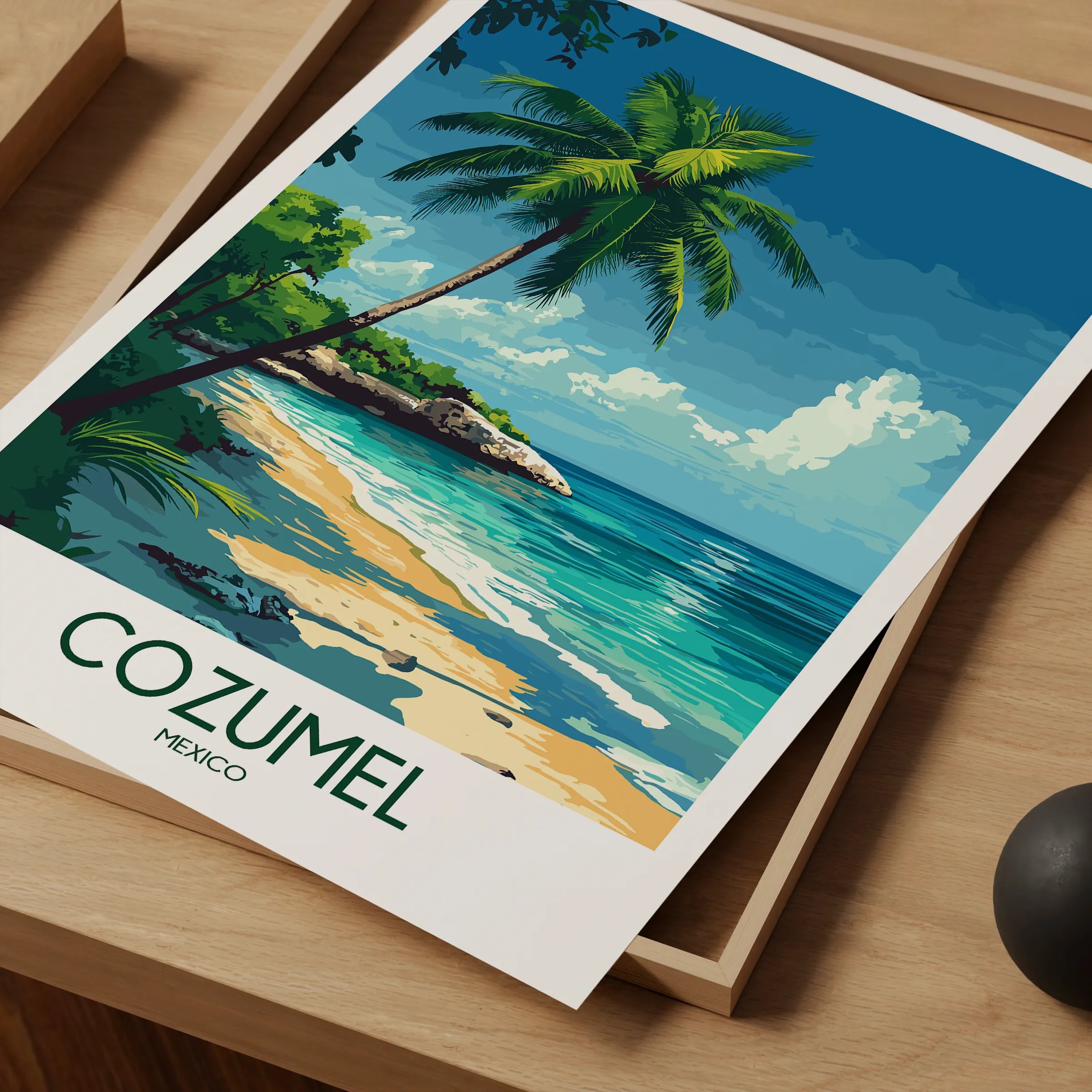 Cozumel Scenic Landscape Art