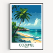 Cozumel Souvenir Poster Print
