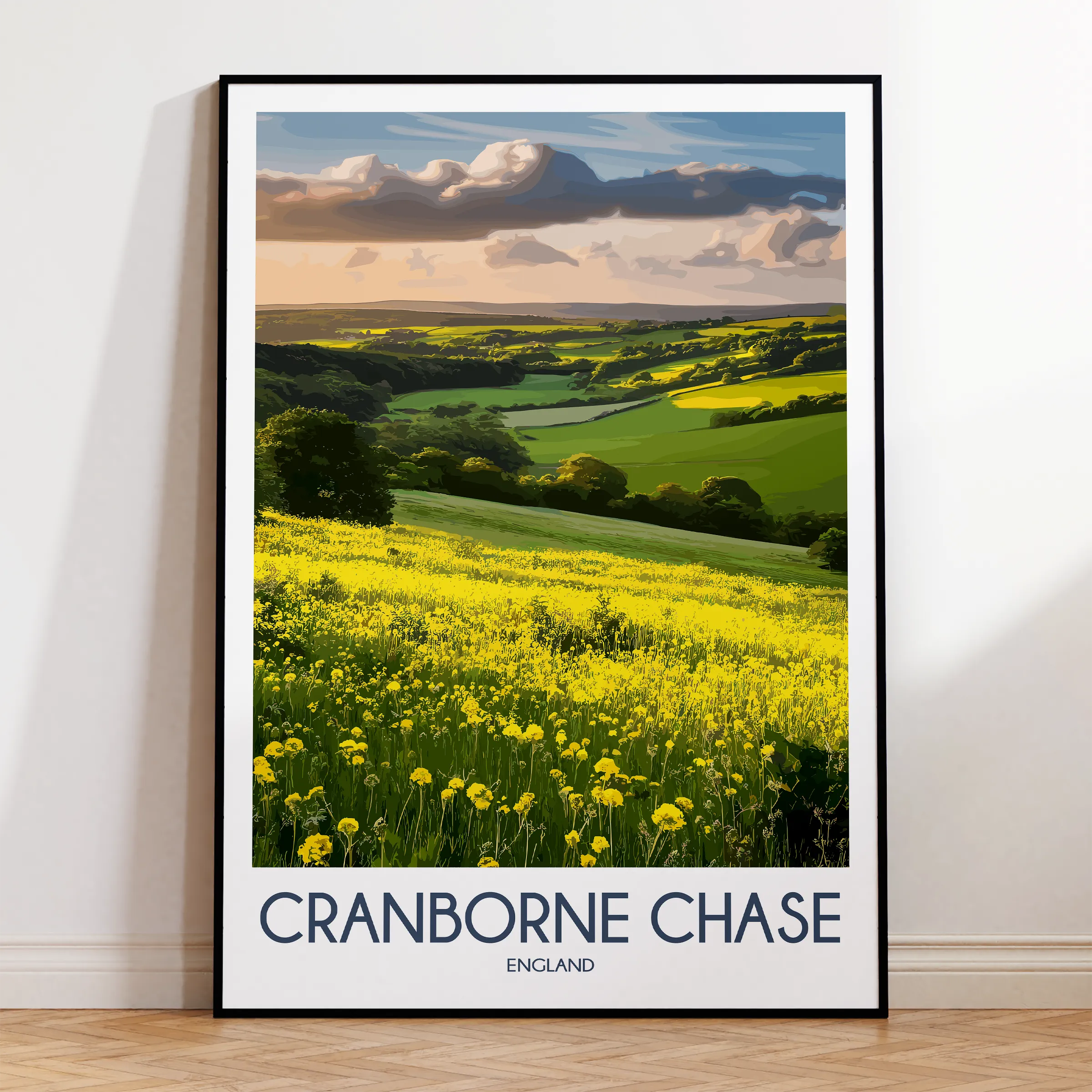 Cranborne Chase Souvenir Poster Print