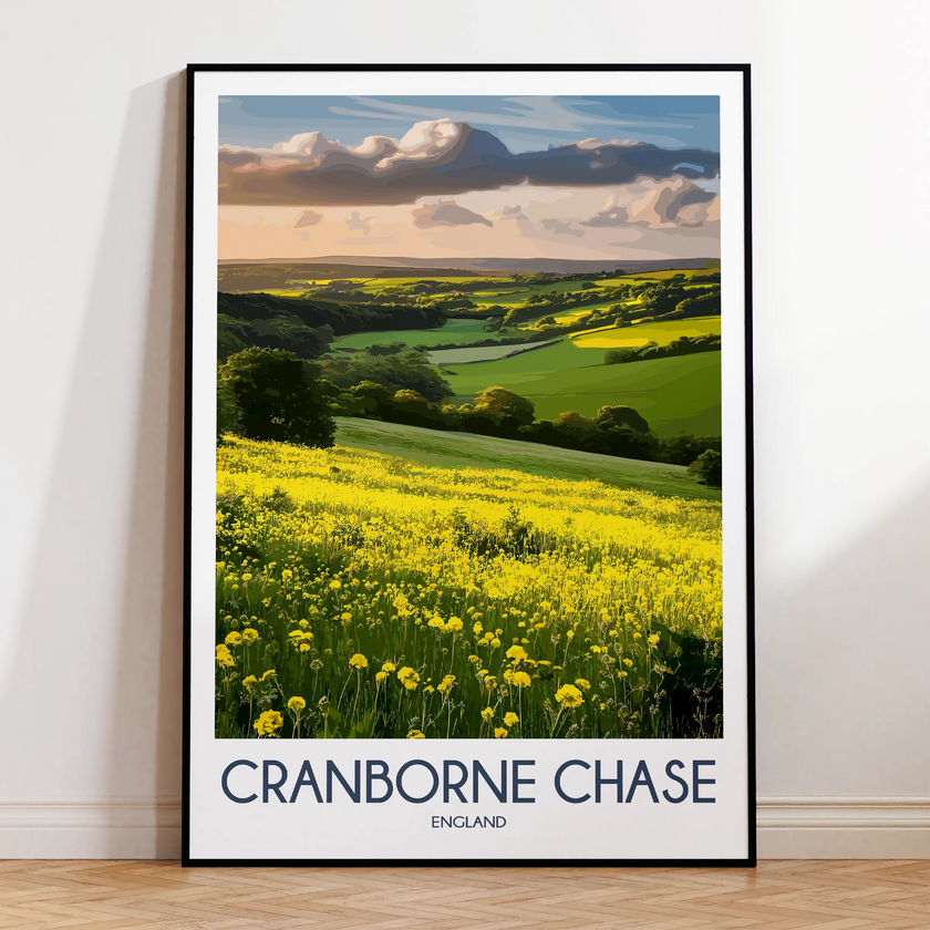 Cranborne Chase Souvenir Poster Print