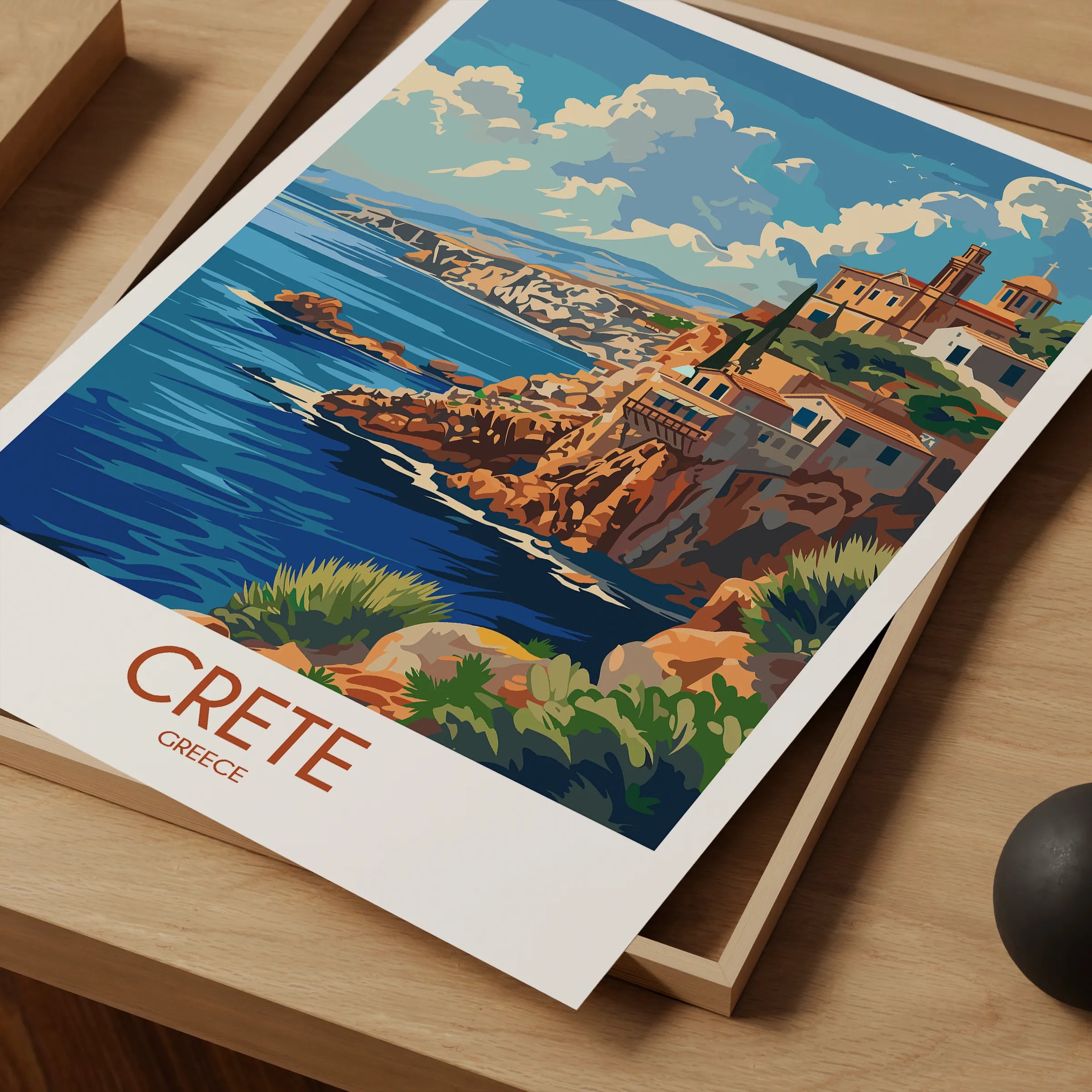 Crete Destination Art Gift