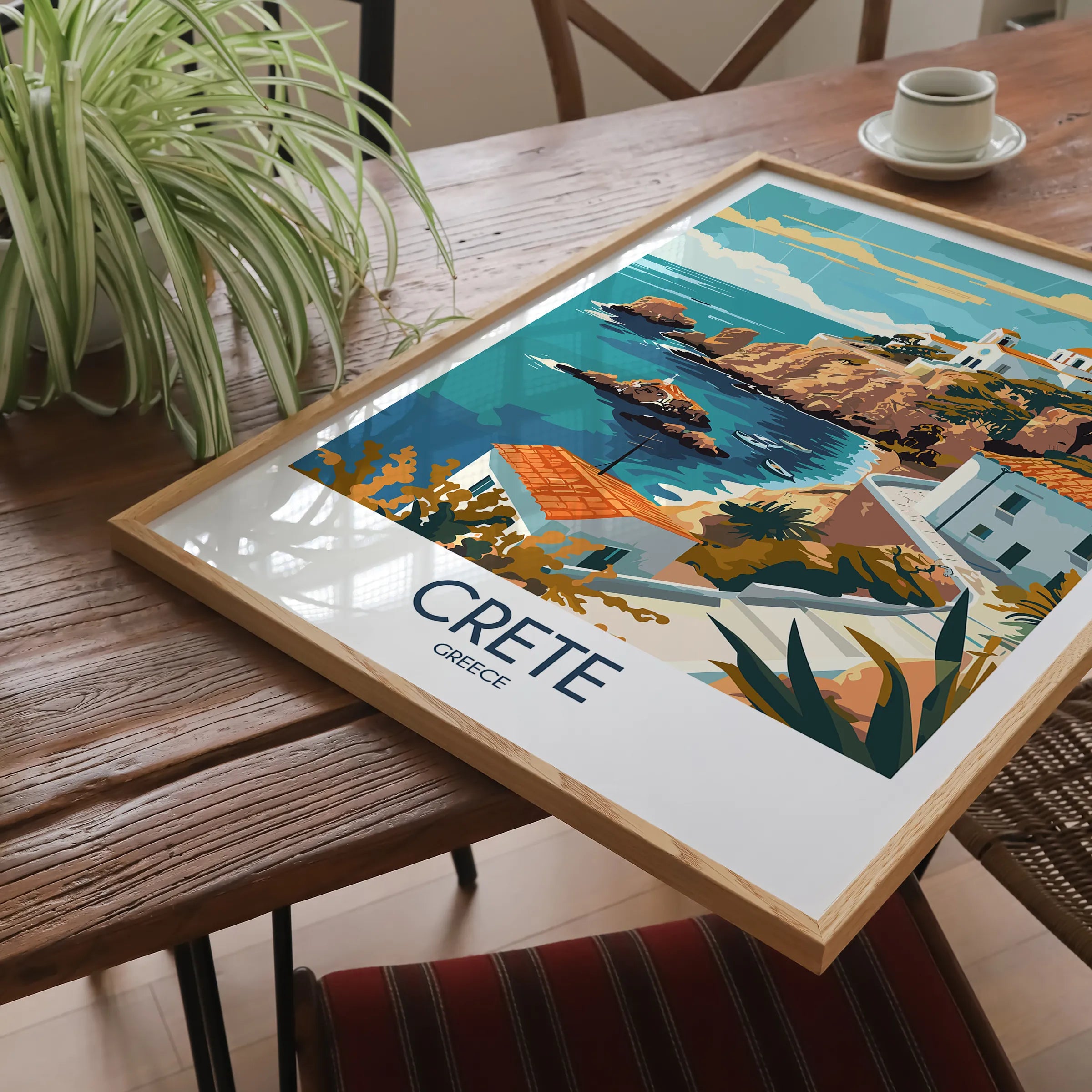 Crete Destination Art Gift