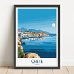 Crete Destination Art Gift