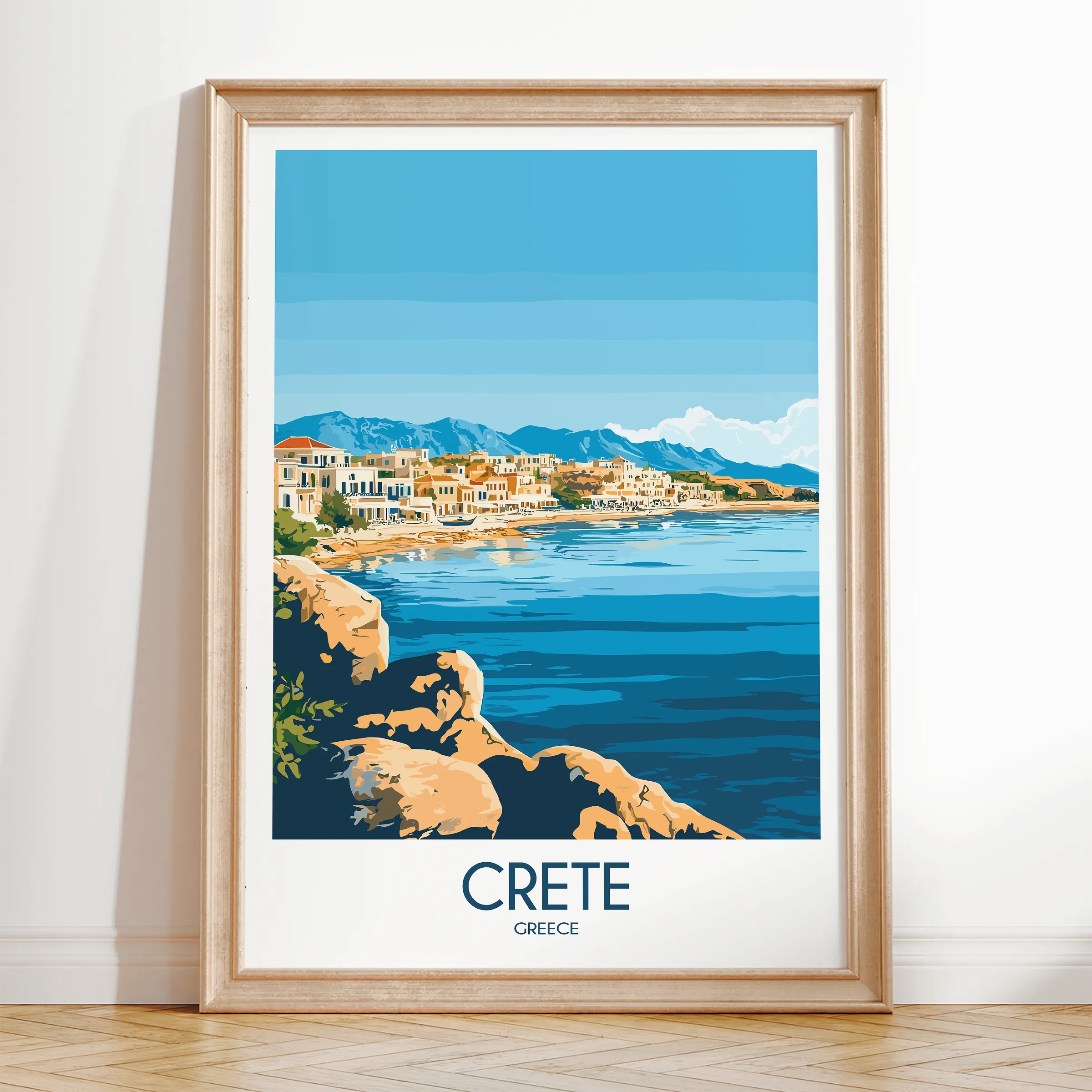 Crete Minimalist Wall Art
