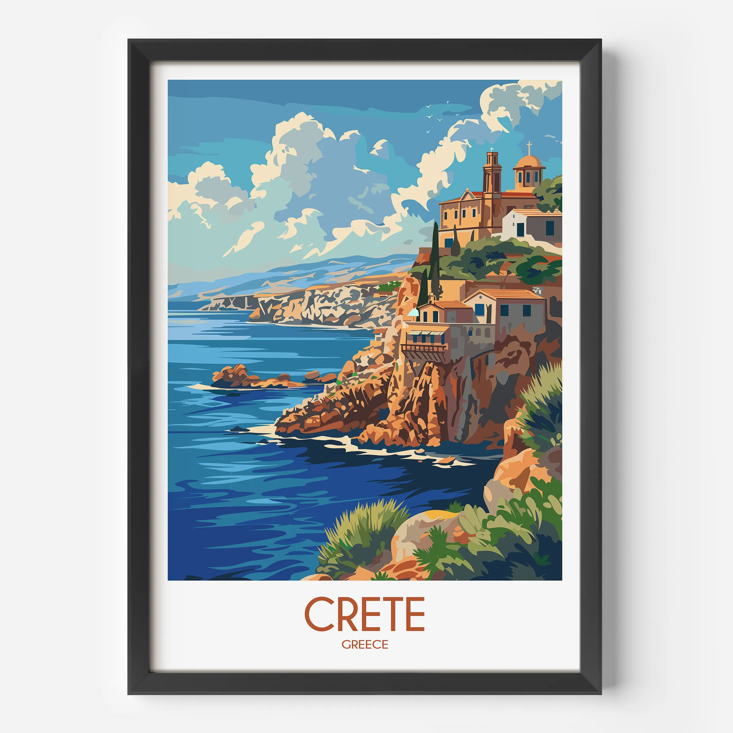 Crete Minimalist Wall Art