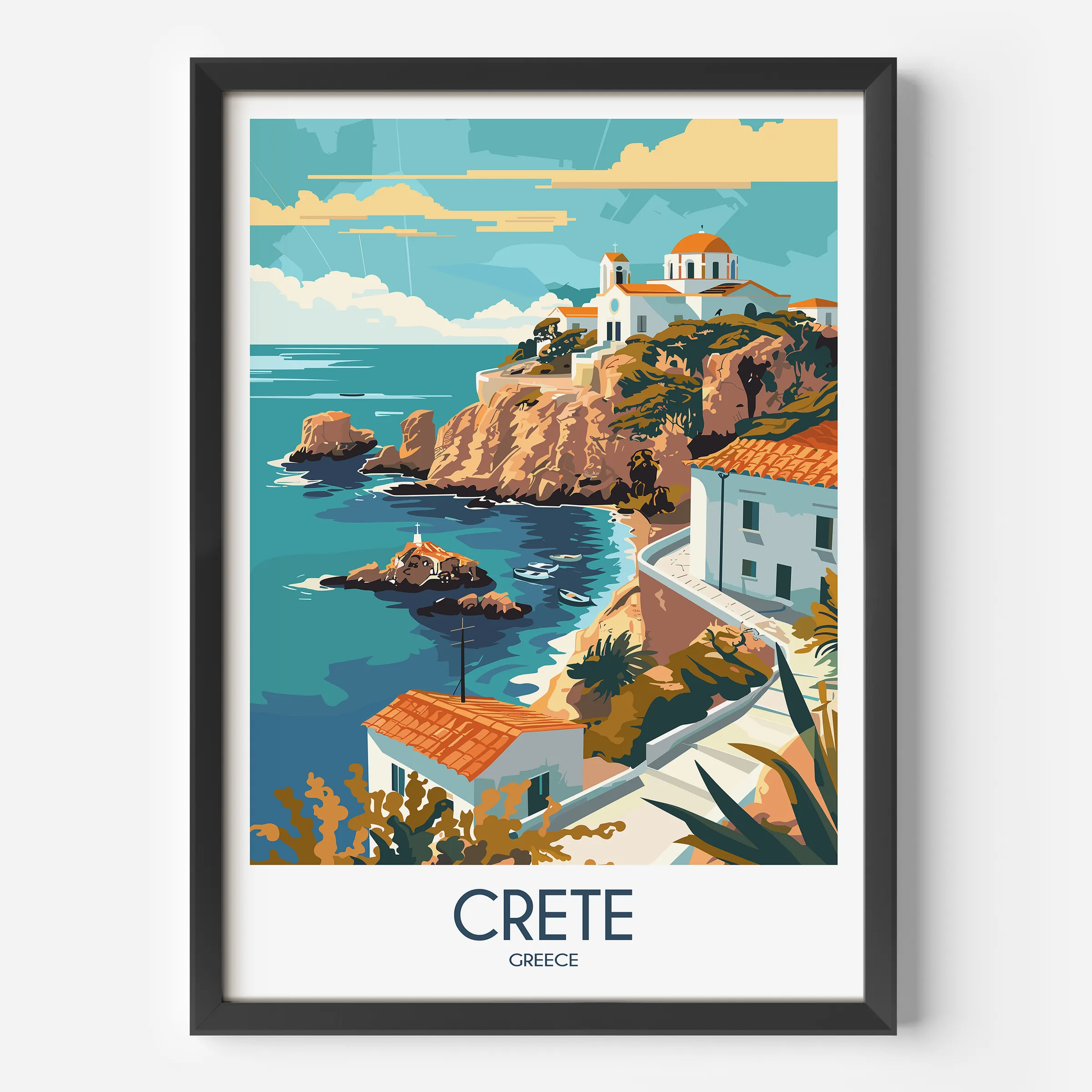 Crete Minimalist Wall Art