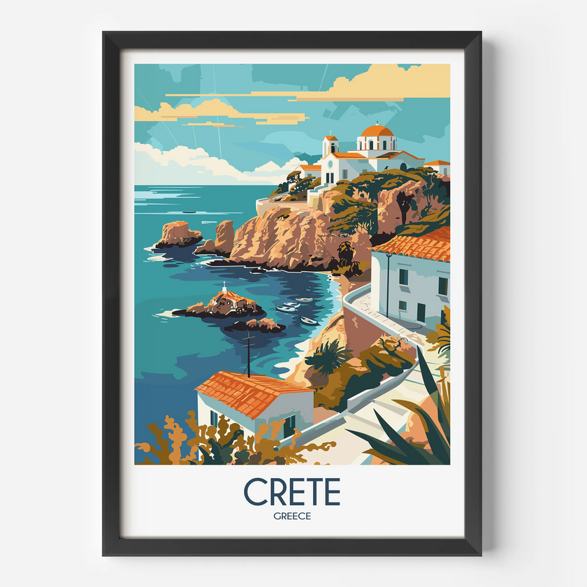 Crete Minimalist Wall Art