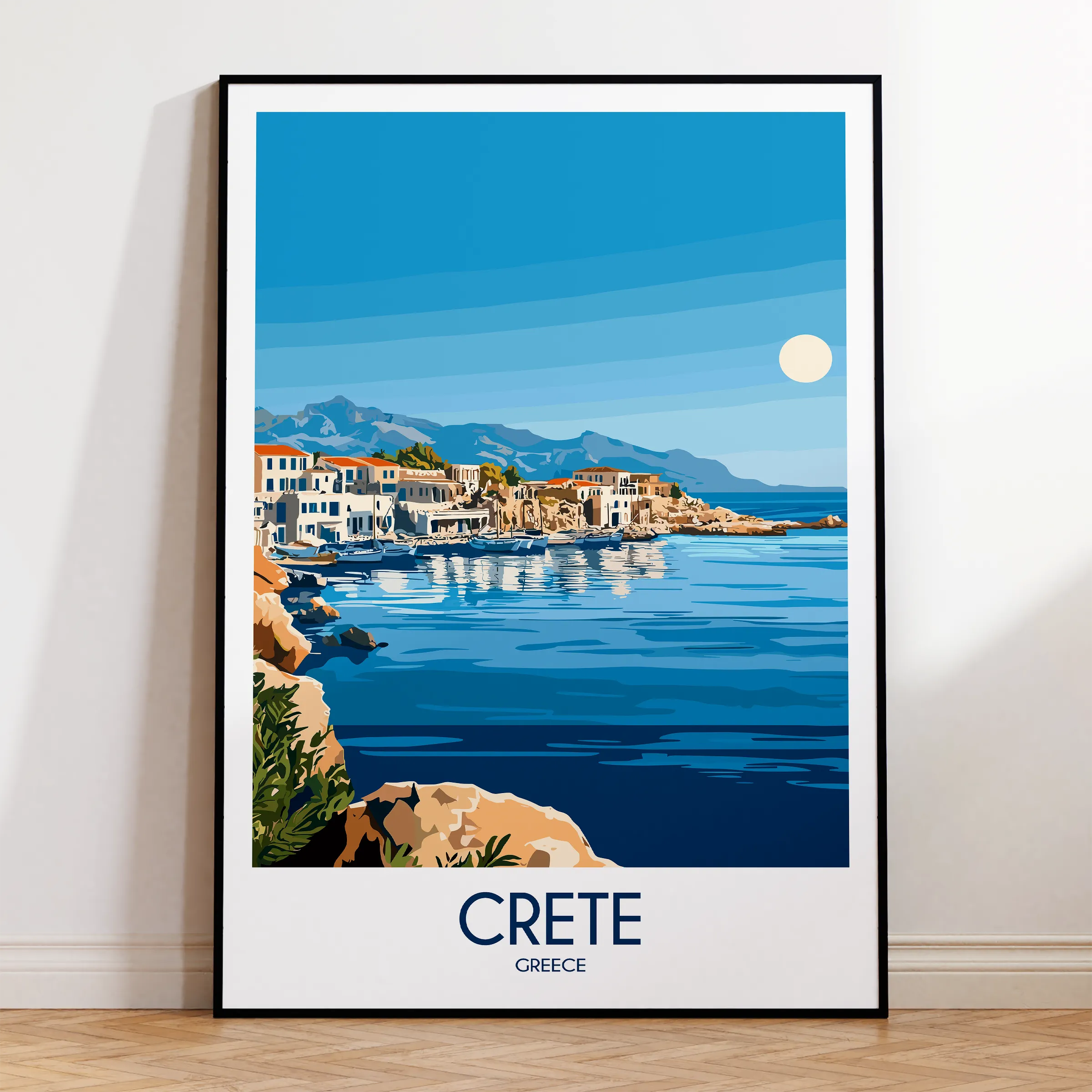 Crete Minimalist Wall Art