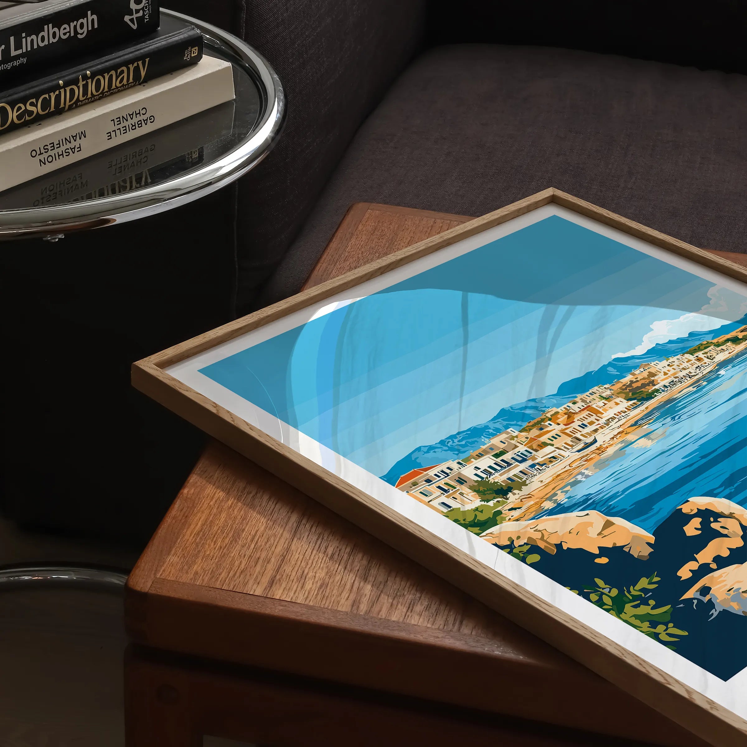 Crete Modern Travel Poster