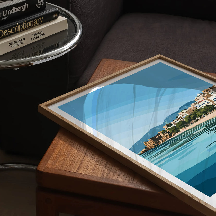 Crete Retro Travel Illustration