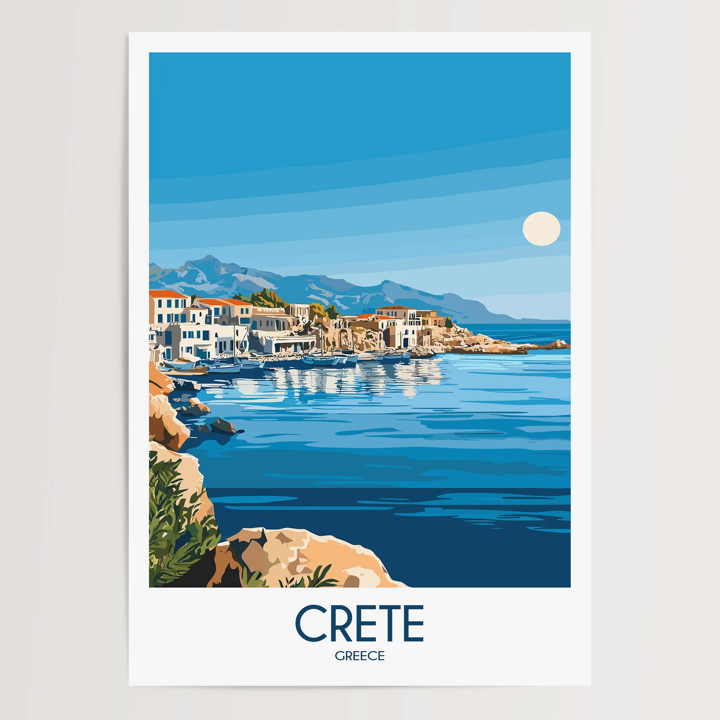 Crete Scenic Landscape Art
