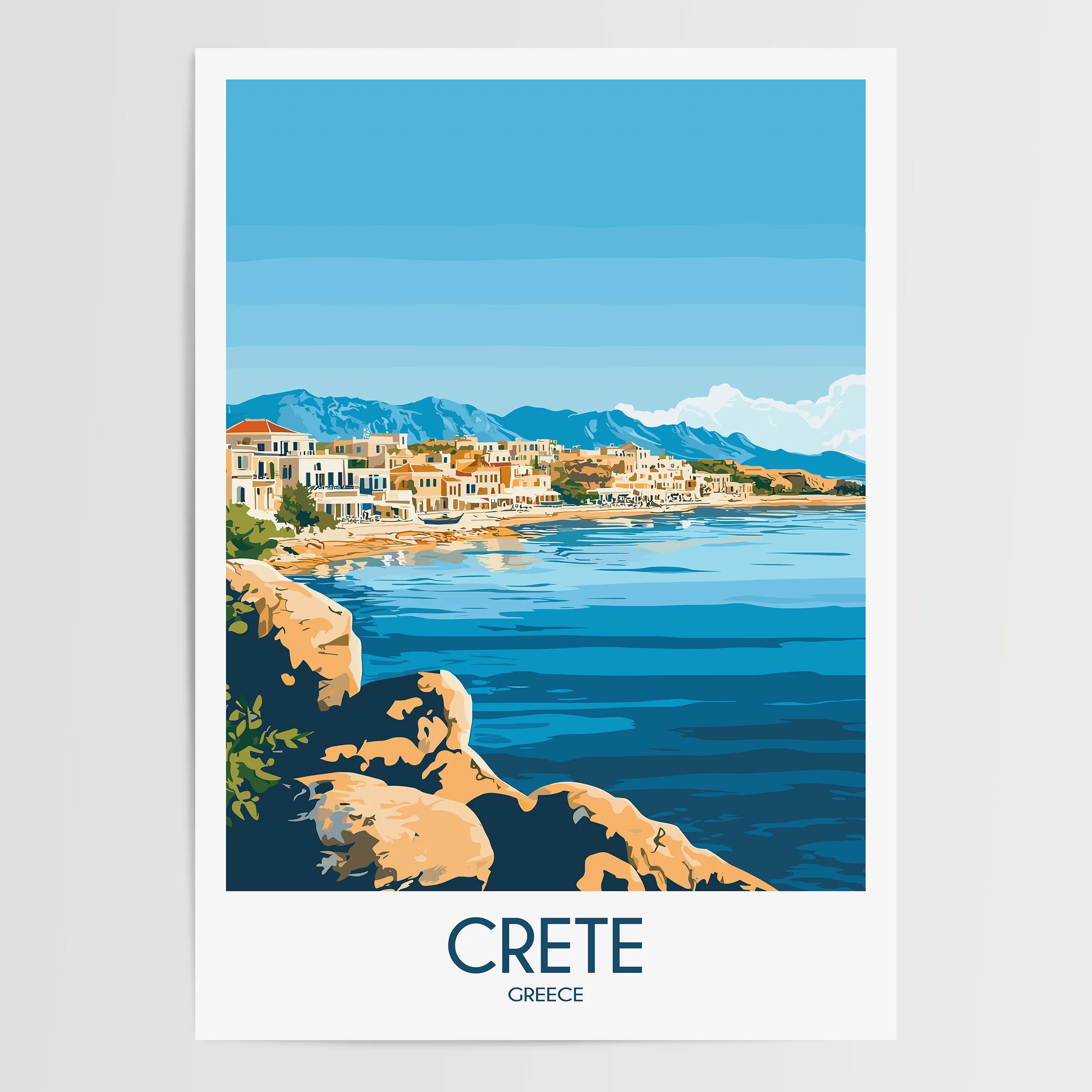 Crete Scenic Landscape Art