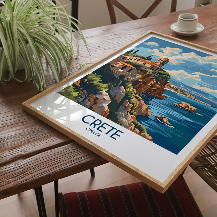 Crete Souvenir Poster Print