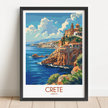 Crete Souvenir Poster Print