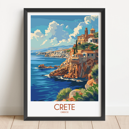 Crete Souvenir Poster Print