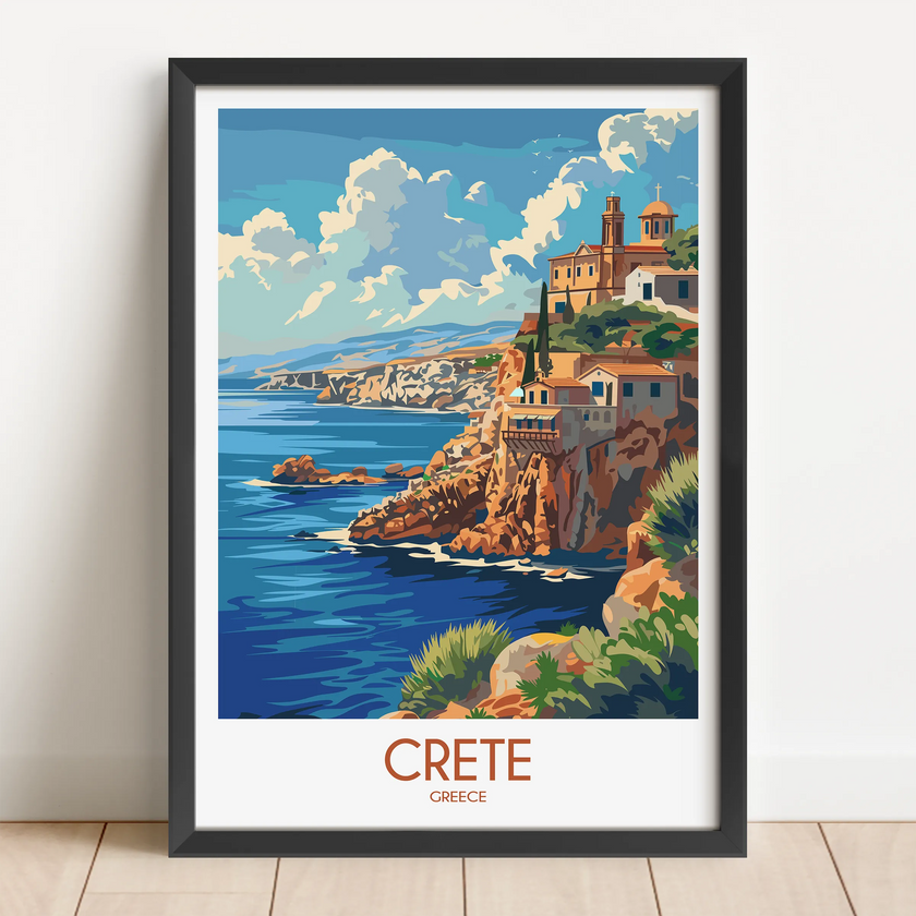 Crete Souvenir Poster Print