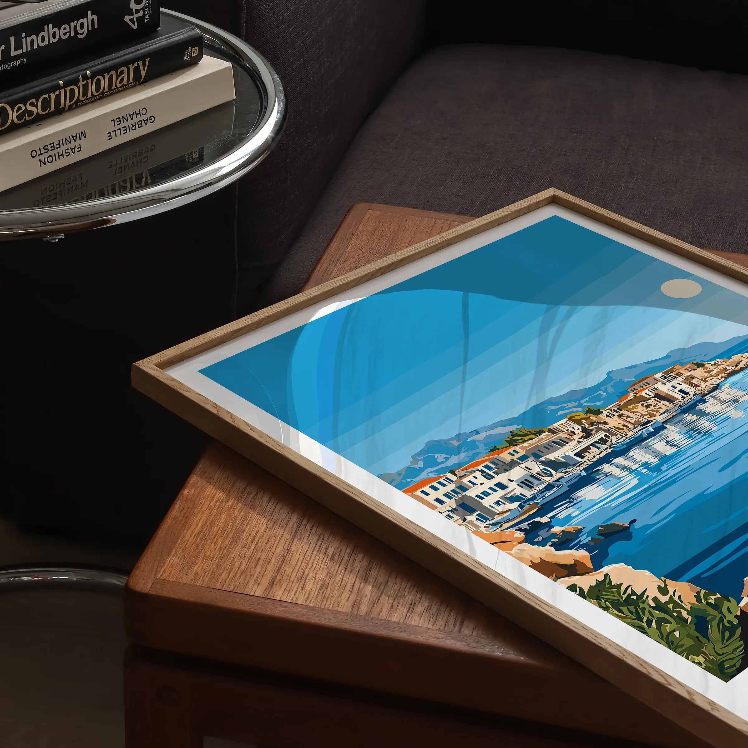 Crete Vintage Style Print