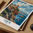 Crete Vintage Style Print