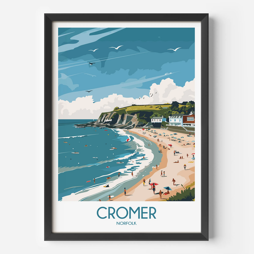 Cromer Modern Travel Poster