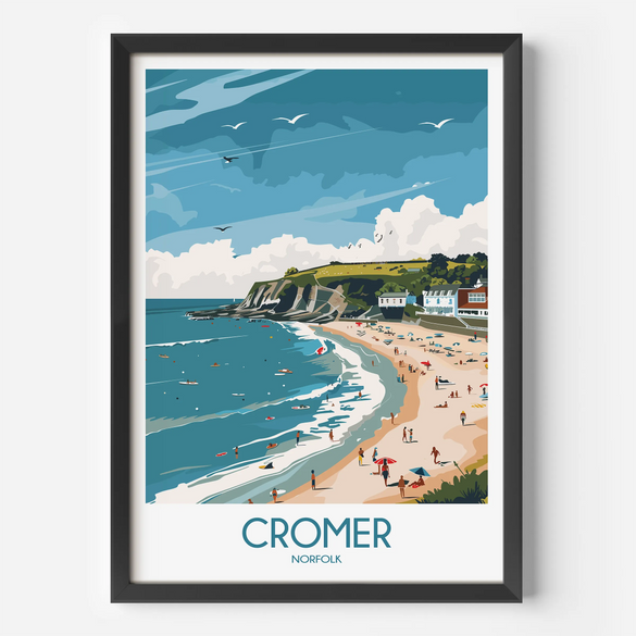 Cromer Modern Travel Poster